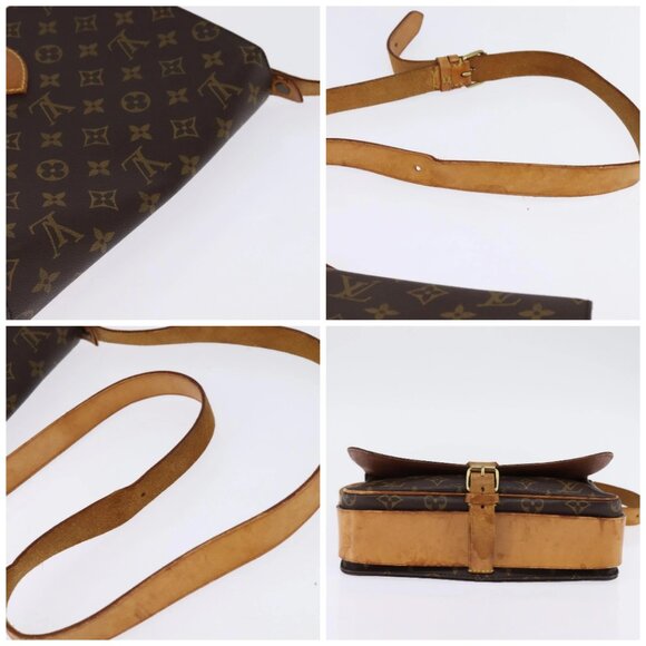 LOUIS VUITTON Monogram Cartouchiere GM Shoulder Bag M51252 LV Auth BA5913 - Picture 15 of 16